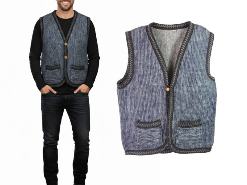 Pack 10 Chalecos De Lana Artesanal Para Hombre