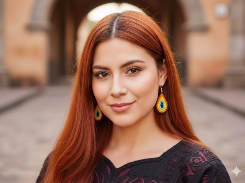 Aretes De Chaquira Colgante De Moda Artesanal