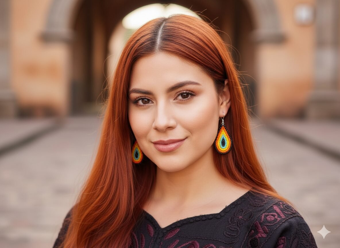 Aretes De Chaquira Colgante De Moda Artesanal