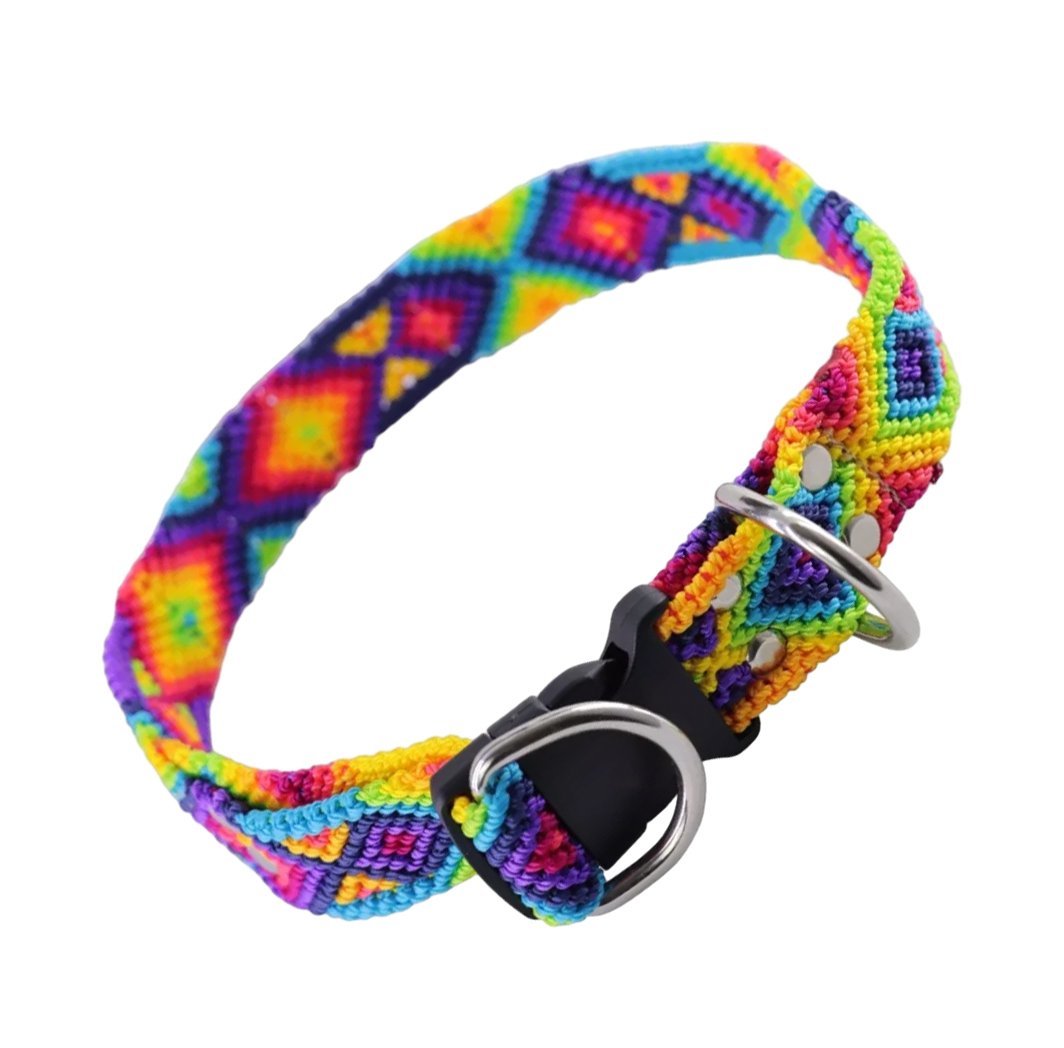 Collar Vegano Bordado Artesanal Para Perro M - Image 5