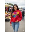 Sudadera Con Bordado Artesanal De Moda Para Dama