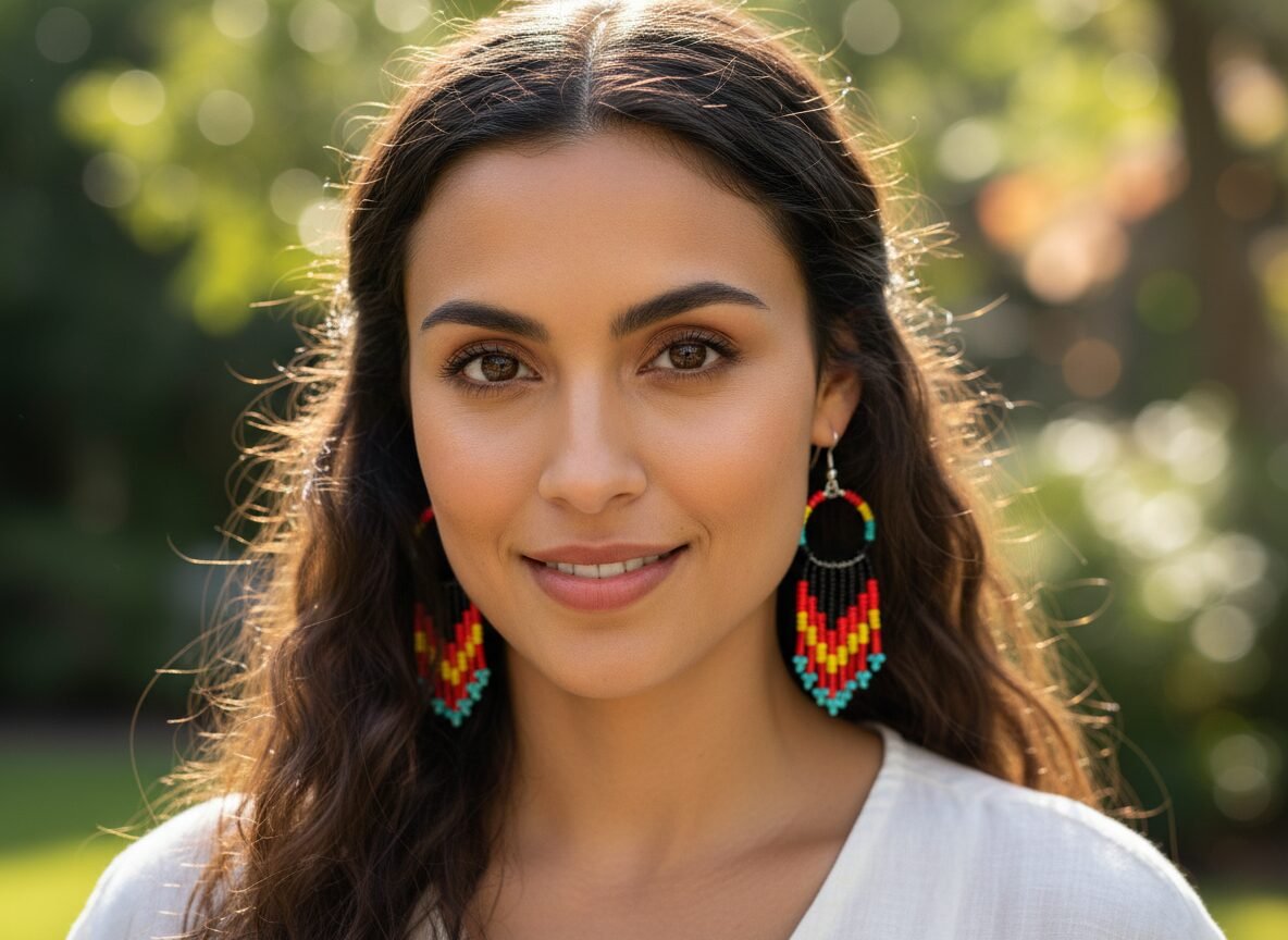 12 Pares Aretes De Chaquira Arracadas Artesanal - Image 3