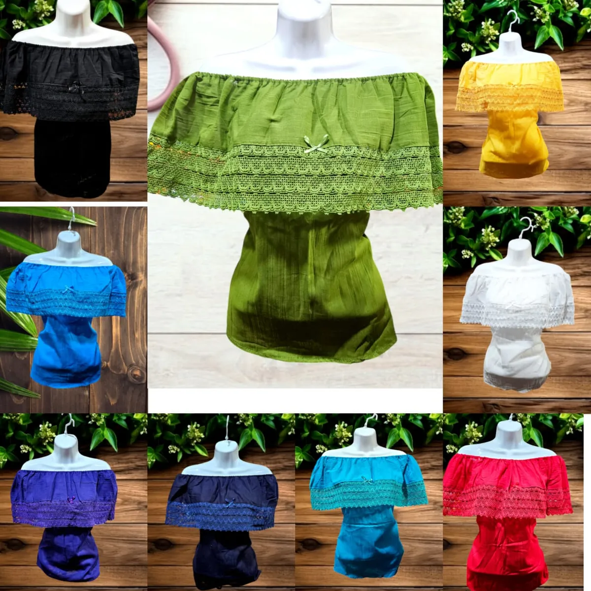 Blusa Olan Campesina De Moda Para Mujer - Image 3