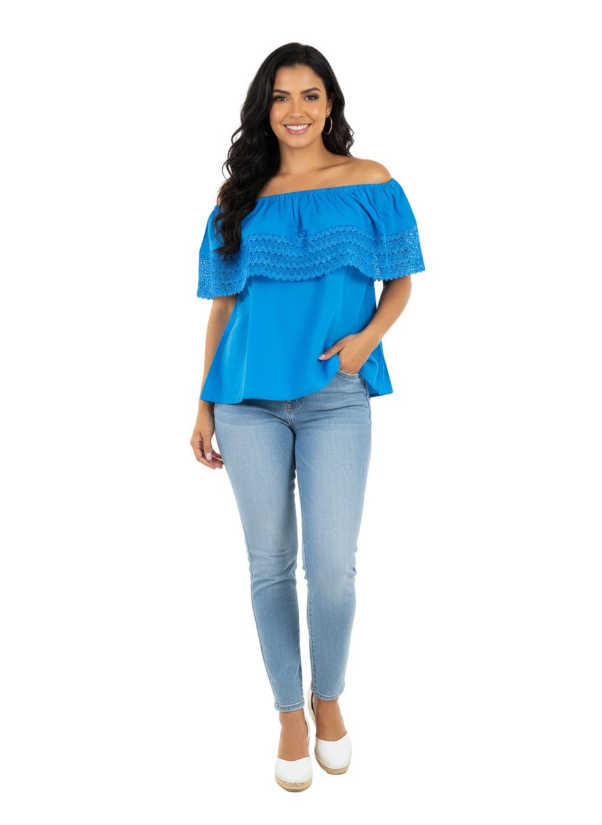 Blusa Olan Campesina De Moda Para Mujer - Image 2