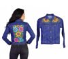 Pack 12 Chamarras De Mezclilla Con Bordado De Moda Para Dama