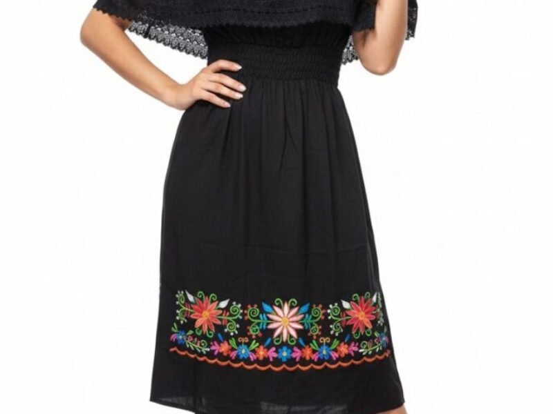 Pack 2 Vestidos Olán Campesina Bordadas De Moda Artesanal
