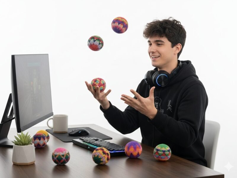 Pelotas Hacky Antiestres Bordadas Artesanales