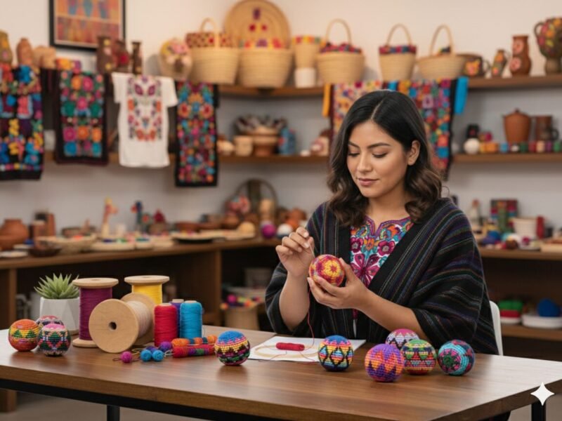 Pelotas Hacky Antiestres Bordadas Artesanales