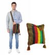 Bolsa Morral Crossbody Artesanal De Moda Unisex