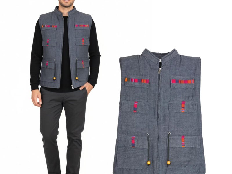 Chaleco Artesanal De Moda Para Hombre