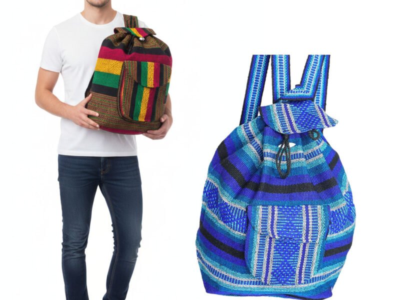 12pzs Mochilas Hippie Artesanal Unisex