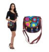 Bolsa De Gamuza Crossbody Artesanal De Moda Para Dama
