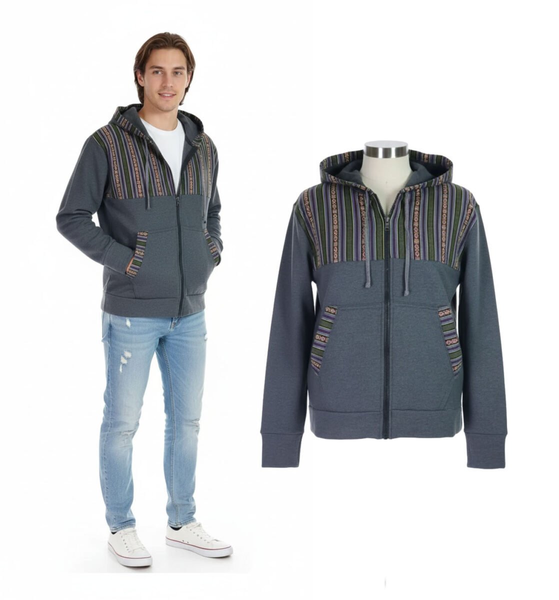 Sudadera Artesanal De Moda Unisex