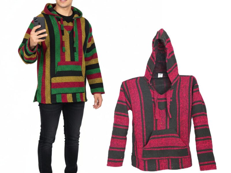 Sudaderas De Jerga Con Capuchan Artesanal Unisex