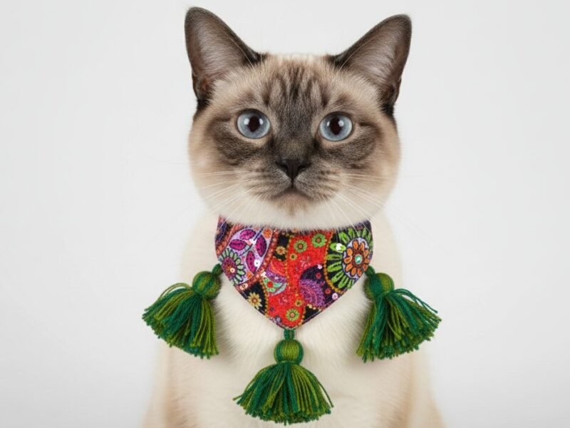 Mini Bandanas Grecas Artesanales Para Perros Y Gatos