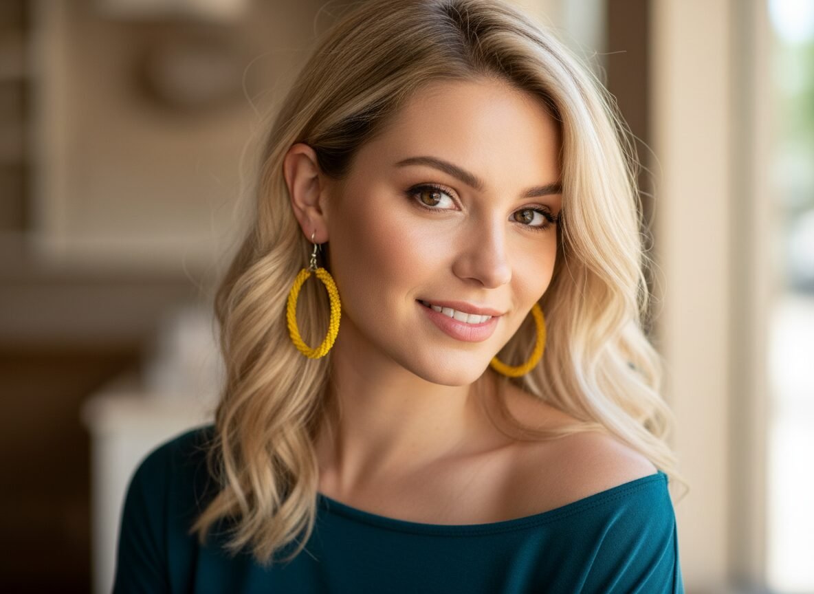 Aretes De Chaquira Colgante De Arracadas De Moda - Image 3