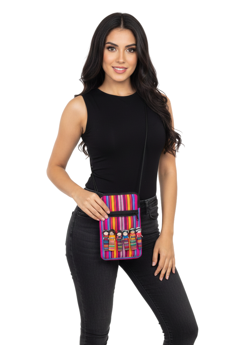 6pzs Bolsitas Porta Celular De Muñequitas Quita Penas