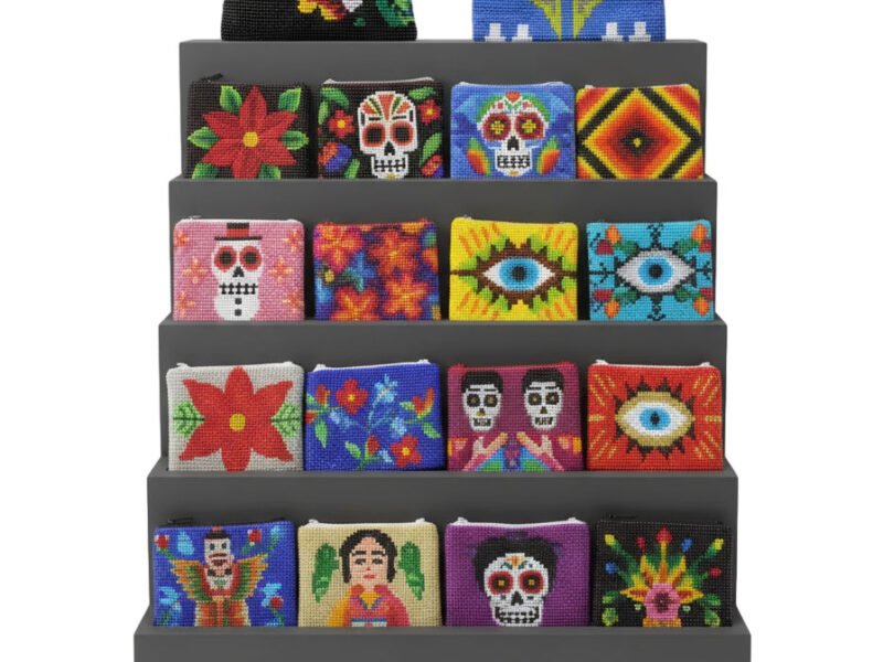 Pack 12 Monederos De Chaquira De Moda Artesanal Para Mujer