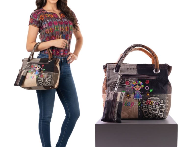 Bolsa De Mano Con Monedero Artesanal De Moda Para Dama