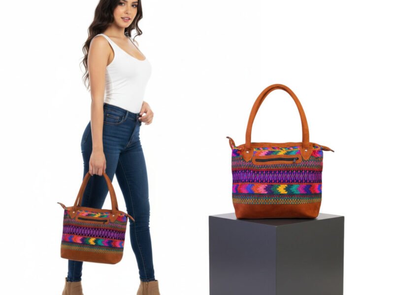 Bolsa De Mano De Gamuza Bordado De Moda Para Dama