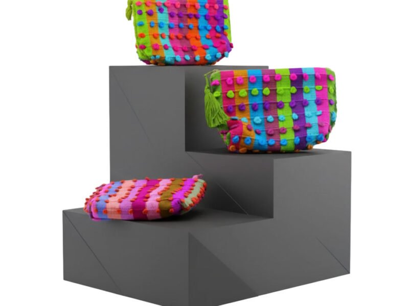 Monederos De Telar Con Nuditos Artesanal De Moda