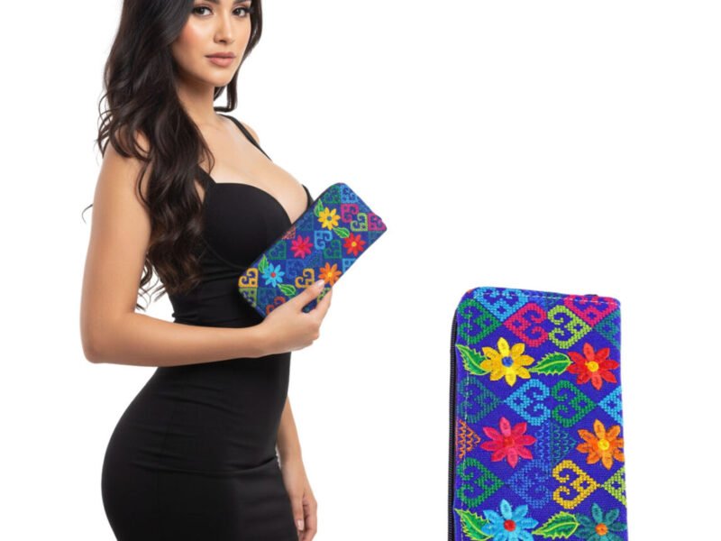 Cartera Billetera Bordadas De Moda Para Dama