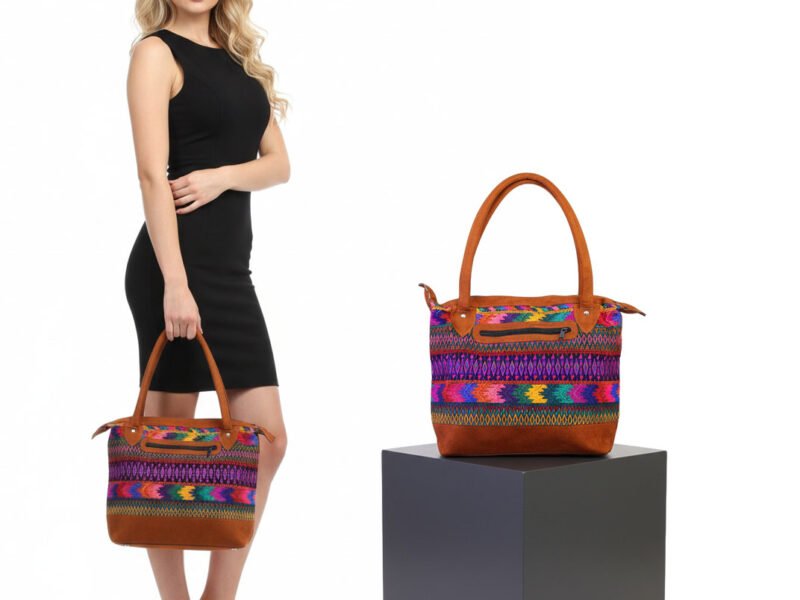 Bolsa De Mano De Gamuza Bordado De Moda Para Dama