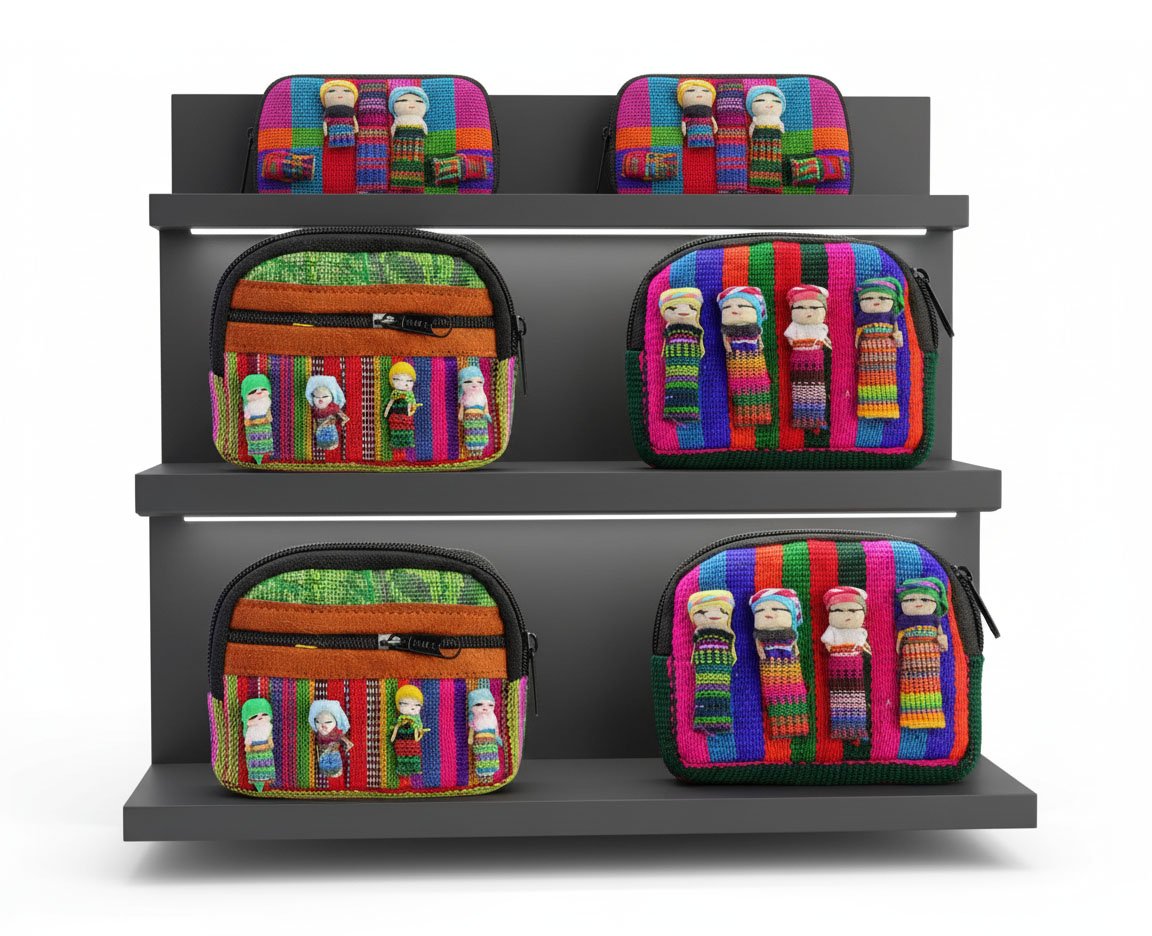 Monederos De Muñequitas Quita Penas Artesanal Para Mujer