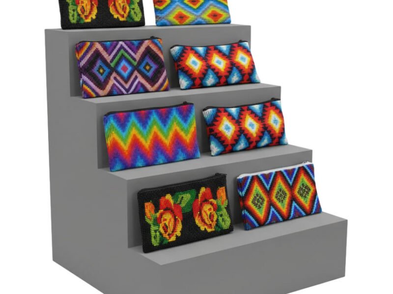 Cosmetiqueras De Chaquira Neceser Artesanal