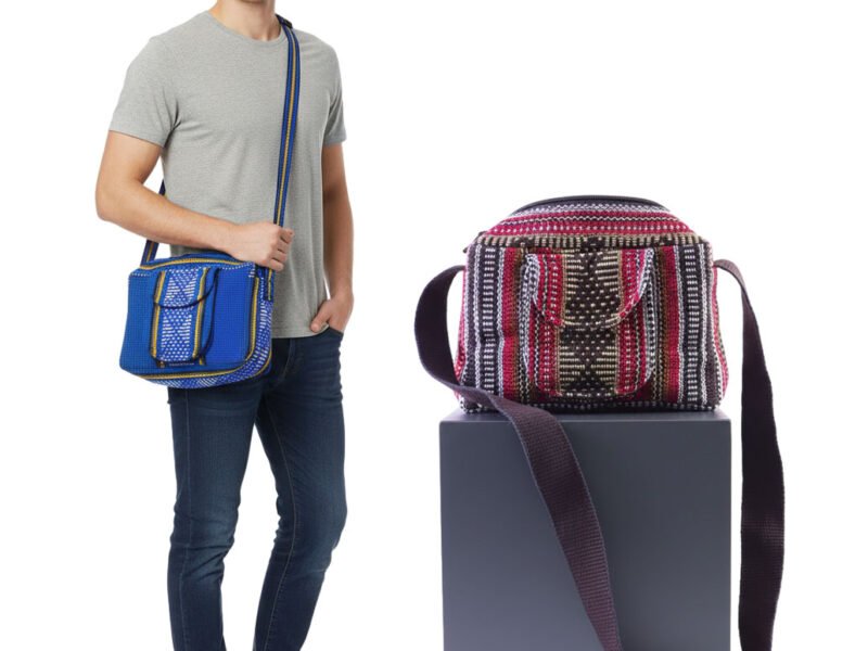 Bolsa Mariconera Artesanal De Moda Unisex