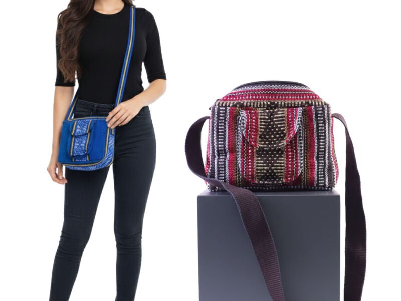 Bolsa Mariconera Artesanal De Moda Unisex