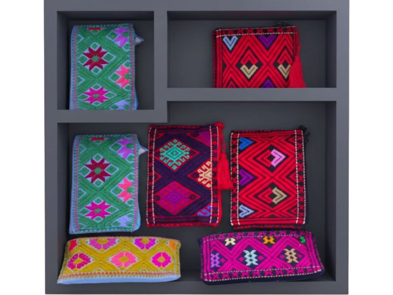 Pack 12 Monederos De Telar Artesanal De Moda Para Mujer