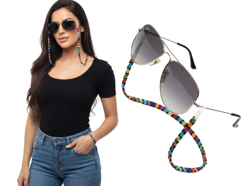 Correa Sujeta Lentes Gafas De Cuentas De Chaquira