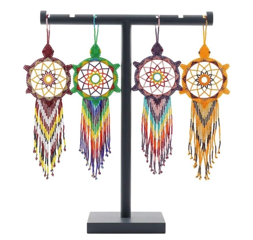 12pzs Atrapasueños Colgantes De Cuentas Huichol - Image 6