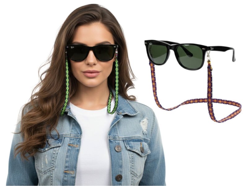 Correa Sujeta Lentes Gafas Bordado Artesanal