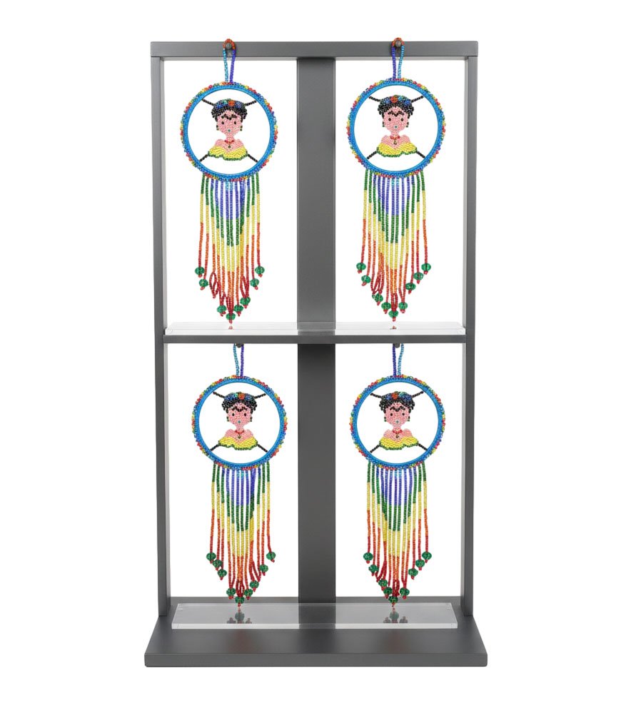 Atrapasueños Colgantes De Frida Kahlo De Chaquira - Image 3