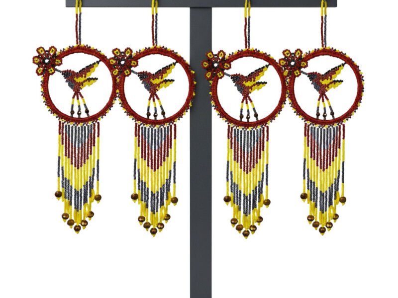 Atrapasueños Colgantes De Colibri De Chaquira