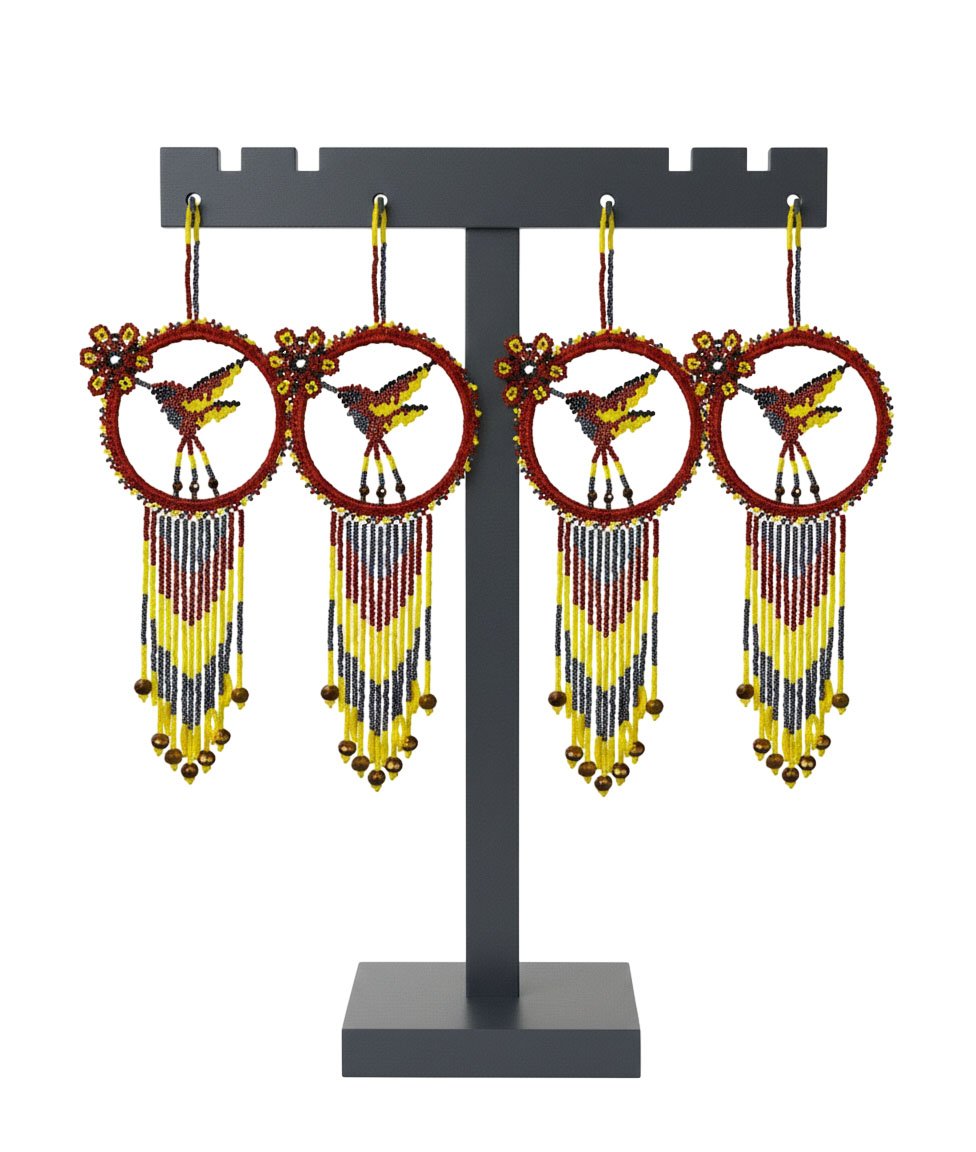 Atrapasueños Colgantes De Colibri De Chaquira