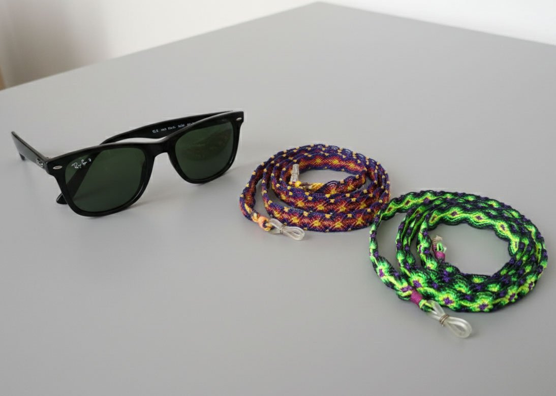 Correa Sujeta Lentes Gafas Bordado Artesanal - Image 3