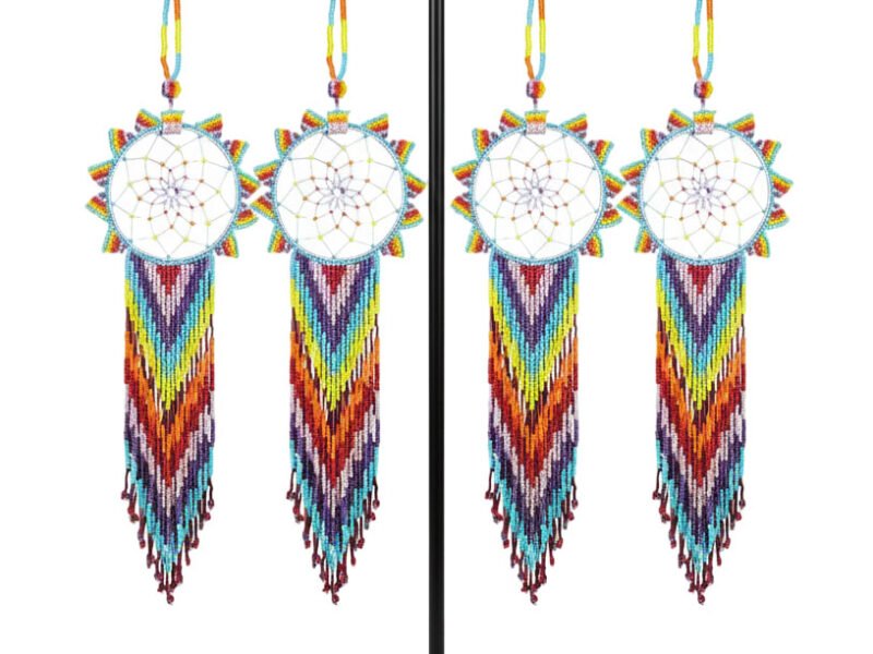 Atrapasueños Colgantes De Chaquia Hecho A Mano