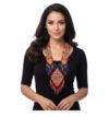 Collar Largo Para Mujer De Cuentas Huichol Artesanal