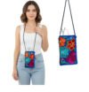 Bolsa Porta Gafas Con Bordada De Flores
