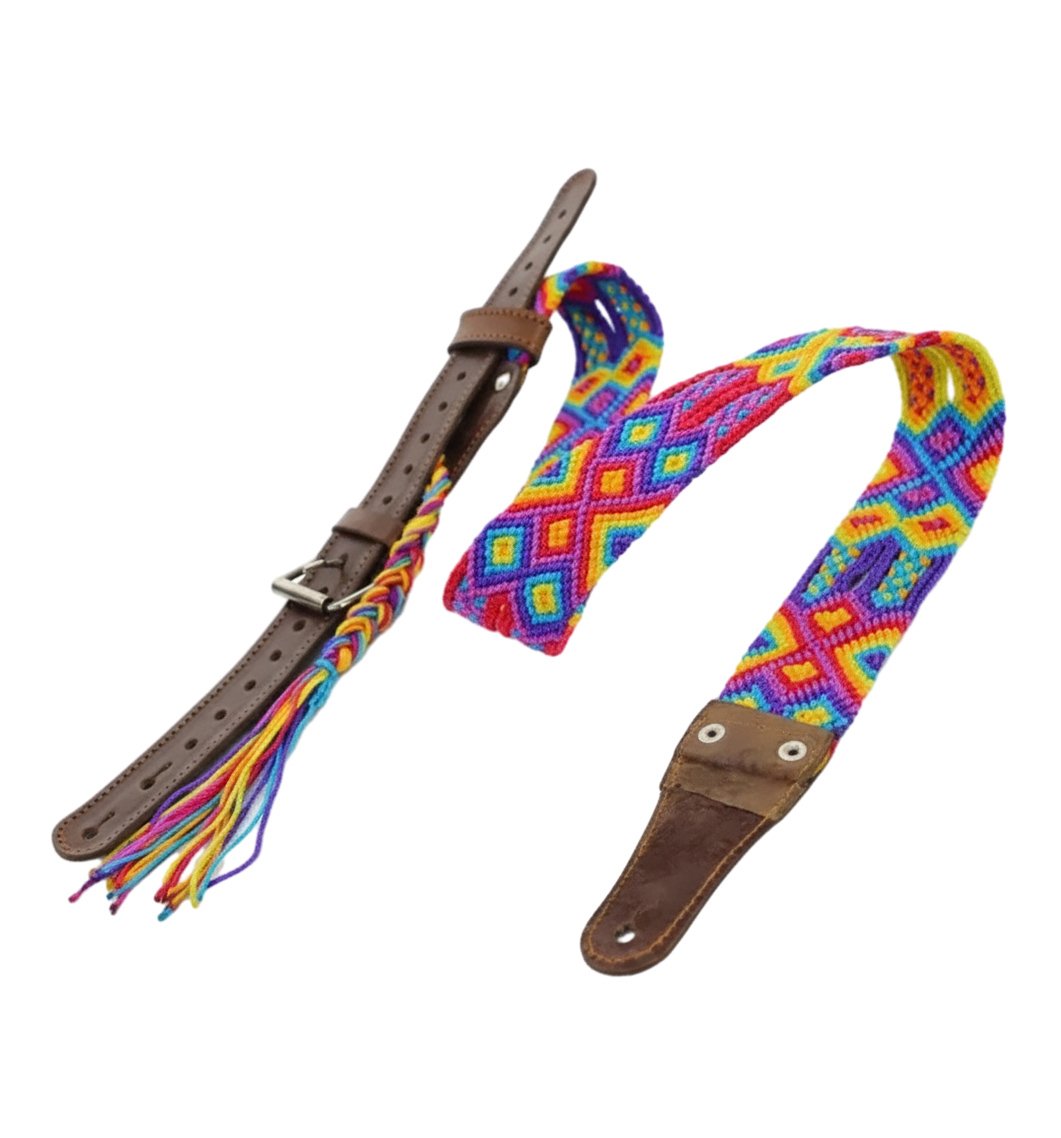 Pack 12 Correas Artesanales Para Guitarra