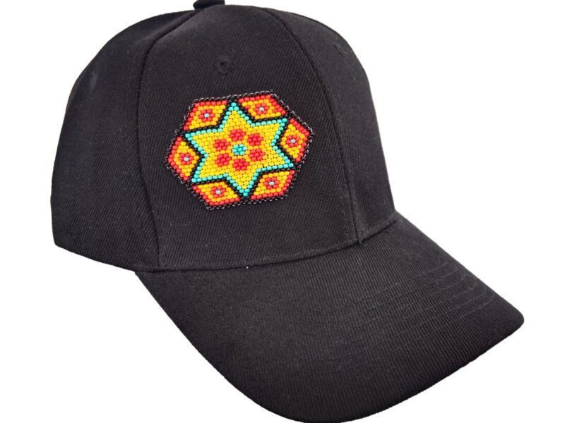 Gorra Unisex Artesanal Con Cuentas De Estrella