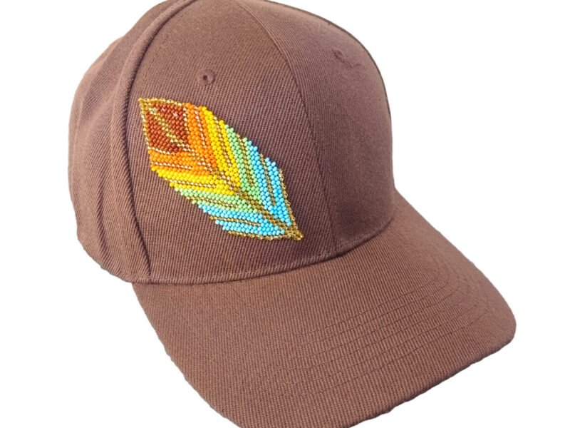 Gorra Para Dama Con Cuentas De Chaquira Artesanal