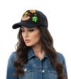 Gorra Bordado Floral Frida Artesanal Para Dama
