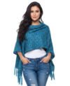 Chal Rebozo De Colores Con Flecos Para Dama
