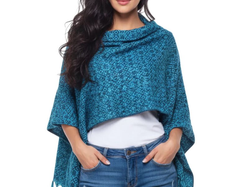 Chal Rebozo De Colores Con Flecos Para Dama