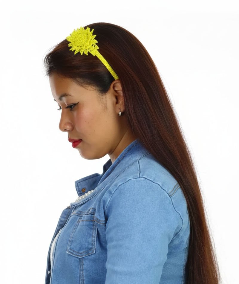 Diadema De Cristal Y Chaquira Artesanal Elegante - Image 4