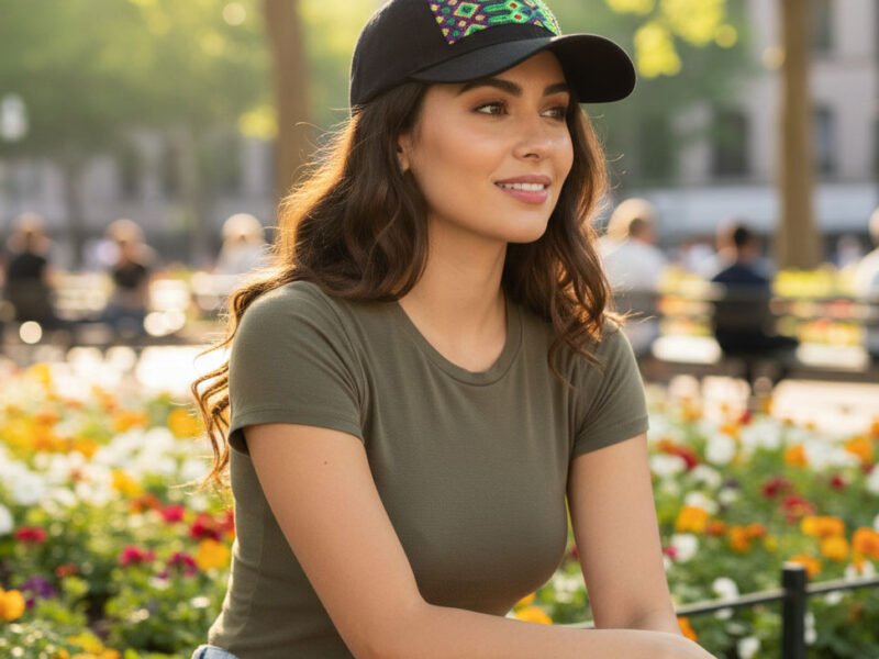 Gorra Con Bordado A Mano Artesanal Unisex